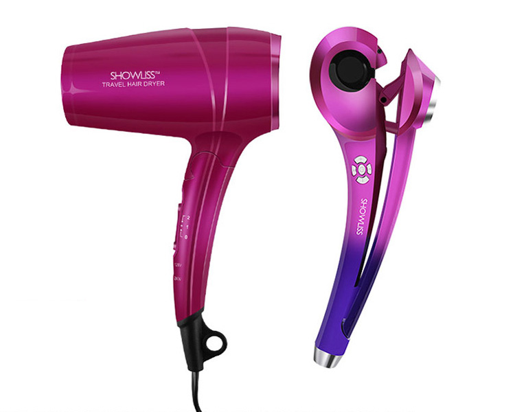 Showliss Pro Bright Purple Deluxe Gift Set - Click Image to Close